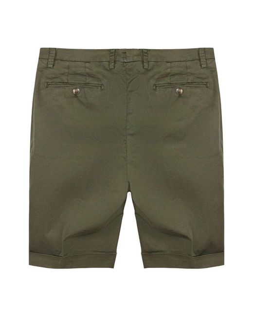 BRIGLIA Green Casual Shorts for men