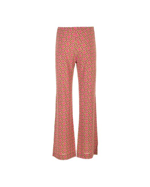 Maliparmi Red Wide Trousers