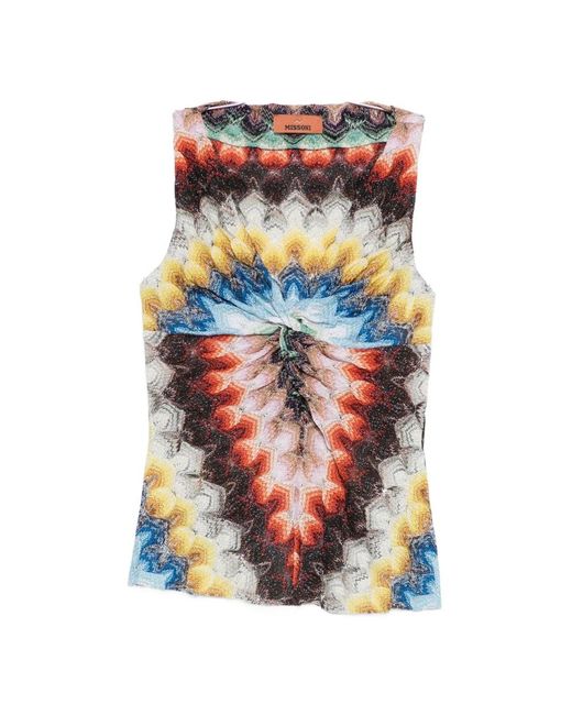 Missoni Multicolor V-Neck Knitwear