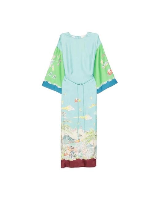 ALÉMAIS Blue Maxi Dresses