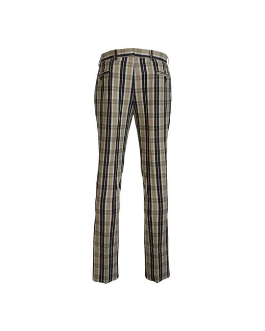 Bencivenga Gray Slim-Fit Trousers for men
