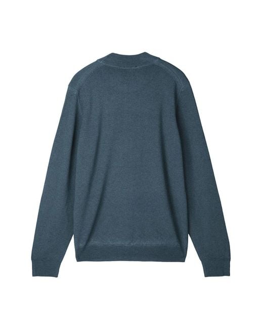 Drumohr Blue Round-Neck Knitwear for men