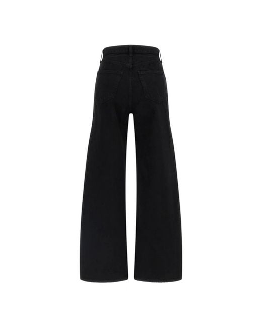 Agolde Black Wide Jeans