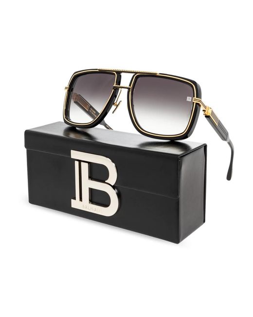 Accessories > sunglasses Balmain en coloris Black