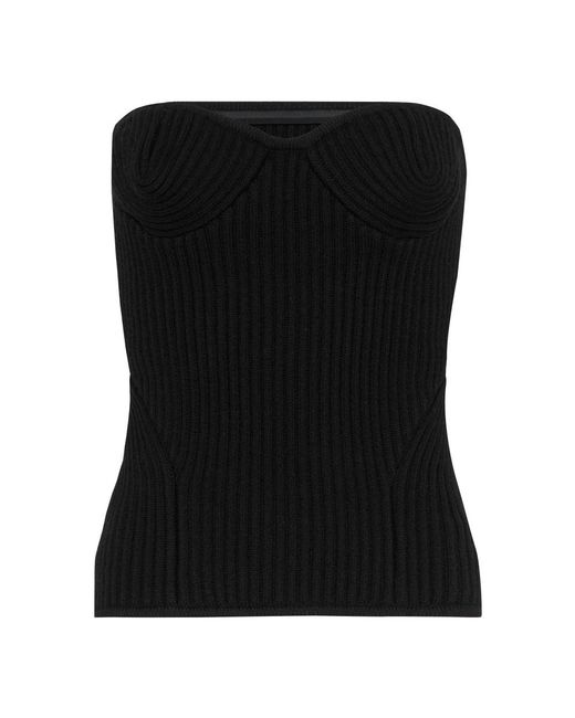 Jean Paul Gaultier Black Sleeveless Tops