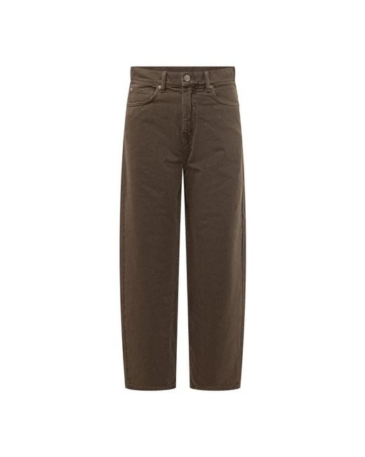 Pinko Brown Loose Fit Jeans