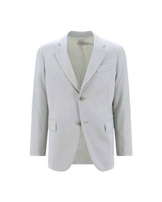 Lanvin Gray Blazers for men