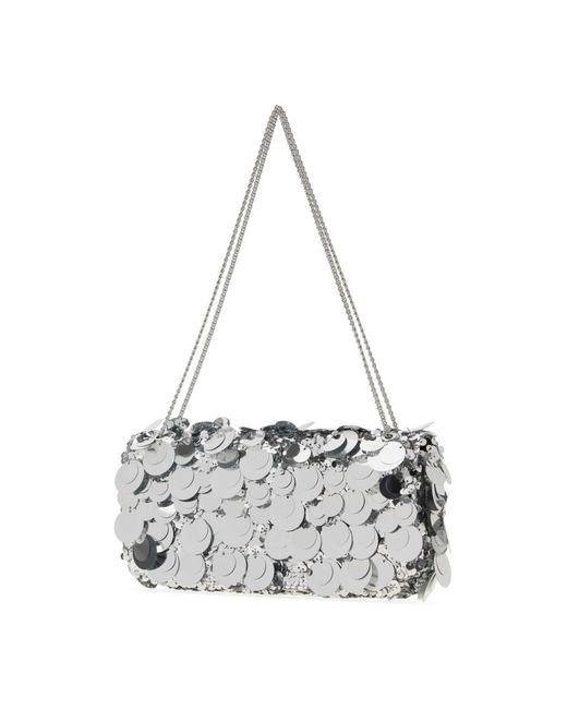 Rabanne Gray Shoulder Bags