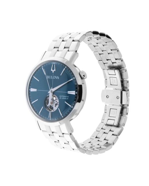 Bulova Accessoires ,Blauw ,Horloge in het Metallic