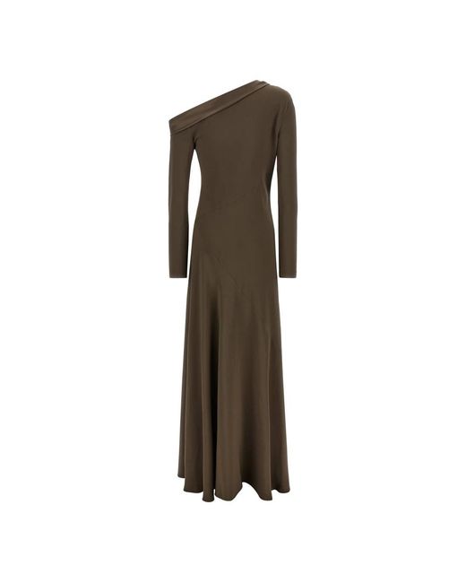 Alberta Ferretti Green Maxi Dresses