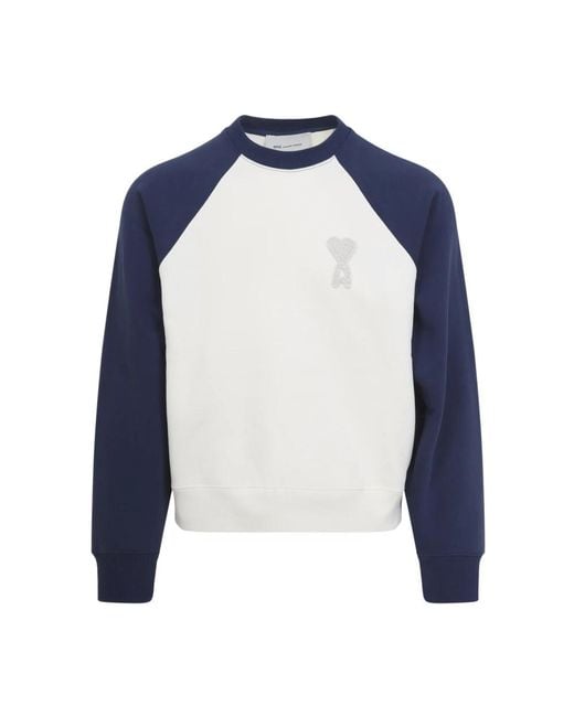 AMI Blue Sweatshirts for men