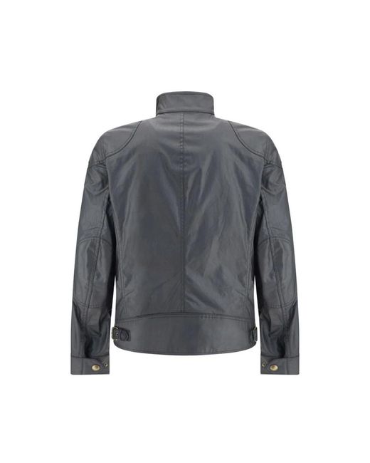 Belstaff Jassen ,Zwart ,Katoen Racemaster Jacket in het Gray voor heren