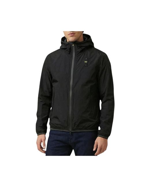 Light Jackets Blauer de hombre de color Black