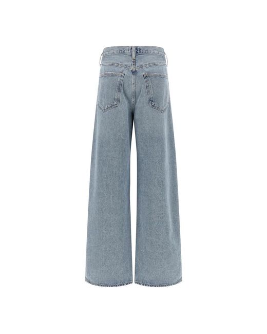Agolde Blue Wide Jeans