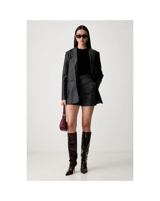 Pinko Solanum Shorts in het Black