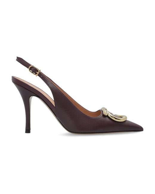 Ferragamo Brown Pumps