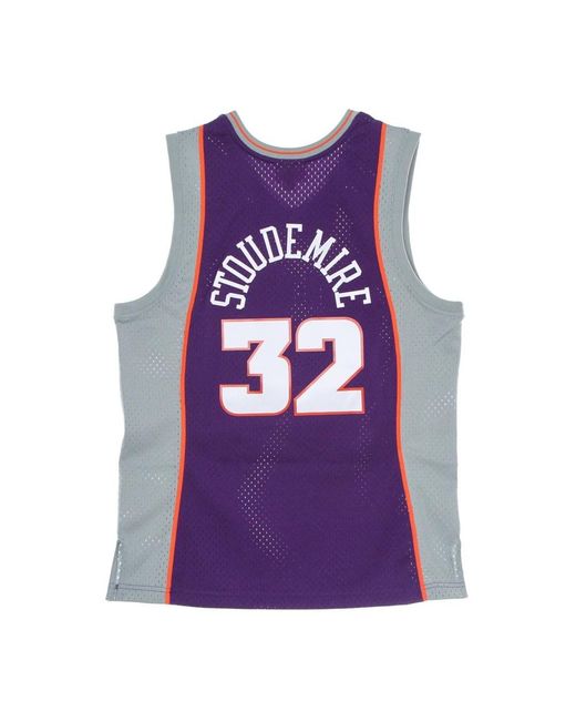 Mitchell & Ness Purple Sleeveless Tops for men