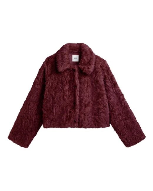 Summum Red Faux Fur & Shearling Jackets
