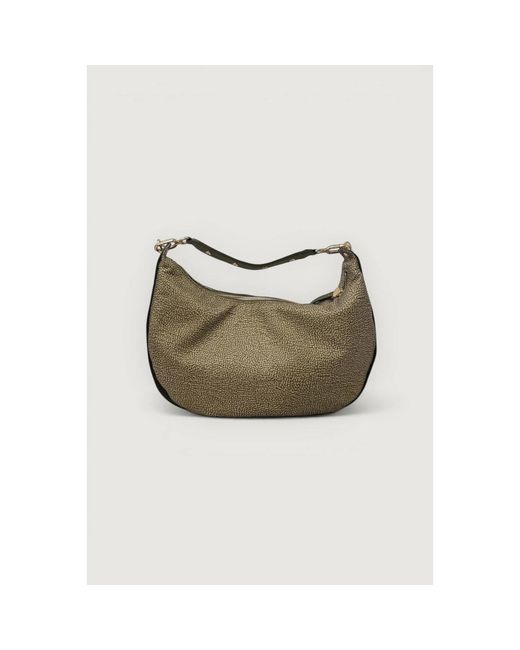 Borbonese Borsa Hobo Medium in het Green