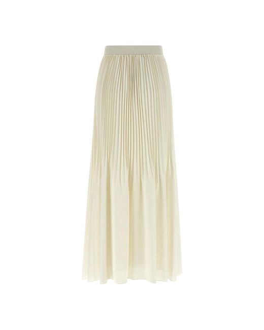 Twinset Rokken ,Polyester Maxi Rok in het Natural