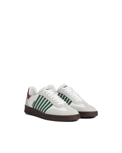 DSquared² White Boxer Sneakers for men