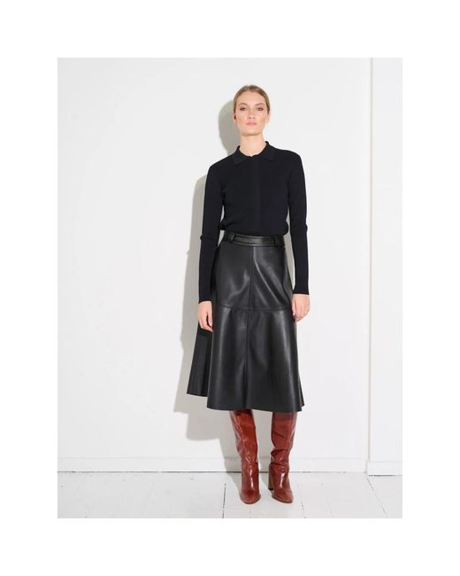 Bruuns Bazaar Black Midi Skirts