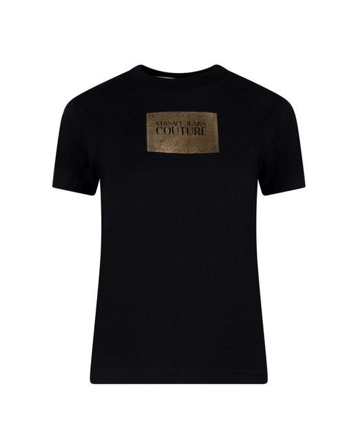 Camisetas y polos elegantes Versace de color Black