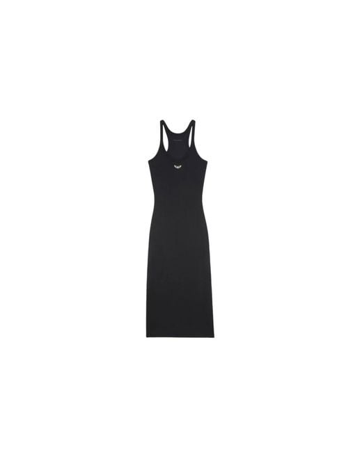 Zadig & Voltaire Black Midi Dresses