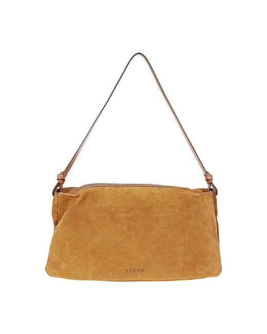 Staud Brown Braune leder-wally-tasche