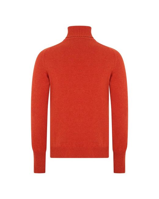 Turtlenecks Fedeli pour homme en coloris Red