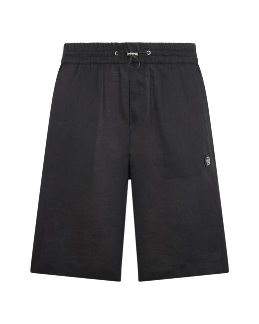 Philipp Plein Bowling Shorts Basic in Black für Herren