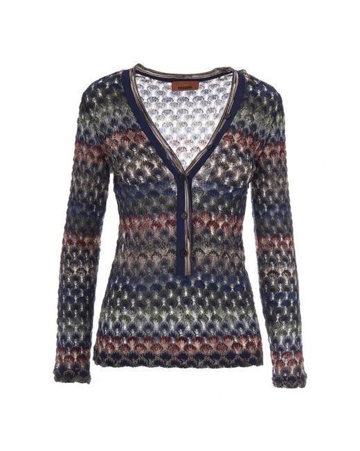 Cardigans Missoni en coloris Blue