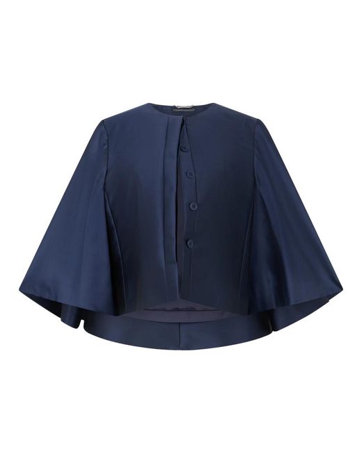 Capes di Alberta Ferretti in Blue