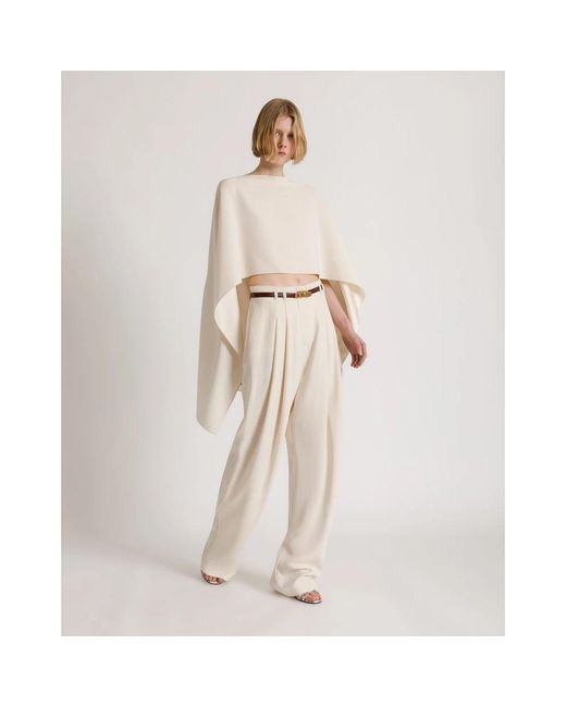 Capes di Alberta Ferretti in Natural