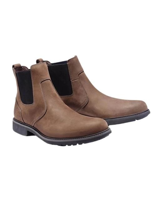 Timberland Brown Chelsea Boots for men