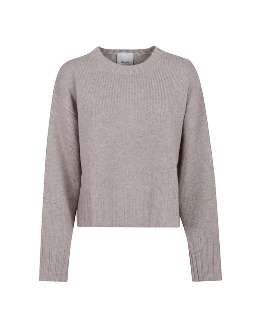 Allude Gray Gemütlicher Strickpullover