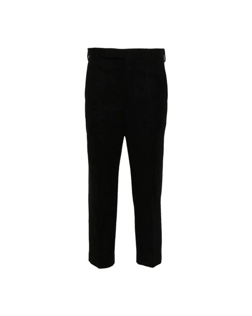 Rick Owens Black Cropped Trousers