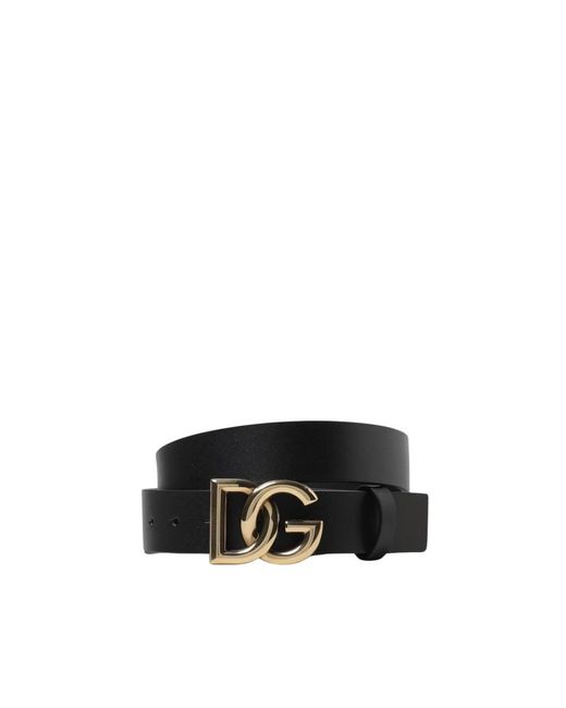 Belts di Dolce & Gabbana in Black da Uomo