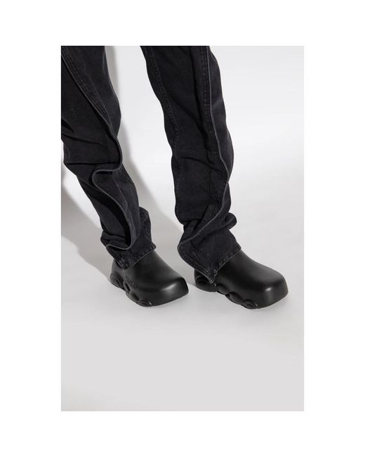 Moschino Black Wellies