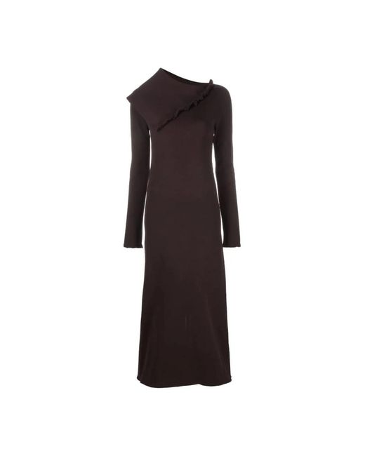 Jil Sander Black Maxi Dresses