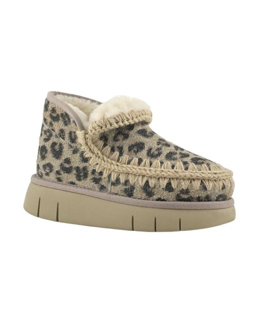 Mou Gray Winter Boots