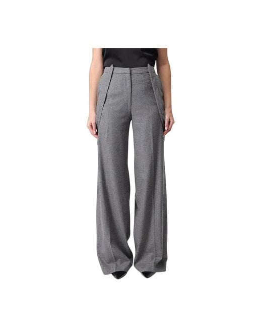 PT01 Gray Wide Trousers