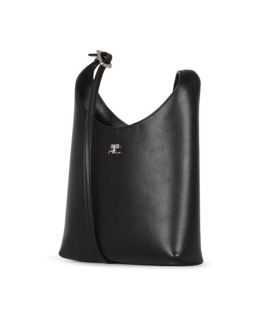 Courreges Black Shoulder Bags