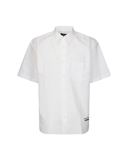 Comme des Garçons White Short Sleeve Shirts for men
