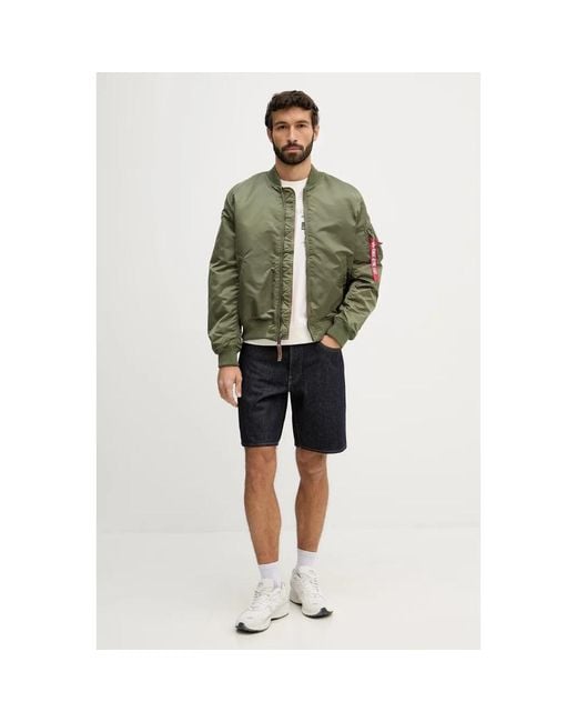 Alpha Industries Bomber Jassen in het Green voor heren