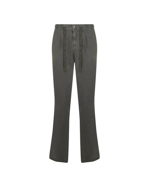 Fedeli Wijde Broek in het Gray voor heren