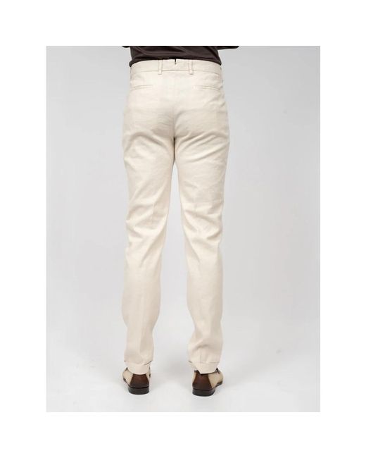 BERWICK 1707 Natural Chinos for men
