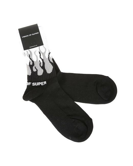 Socks Vision Of Super de color Black