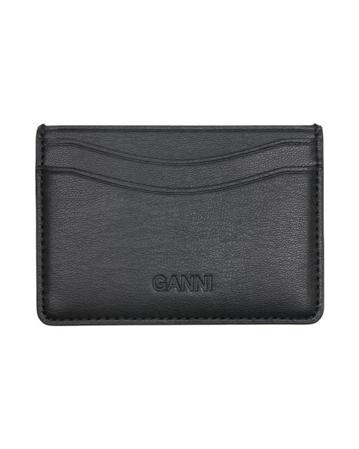 Ganni Black Wallets & Cardholders