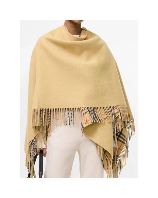 Burberry Capes in het Natural